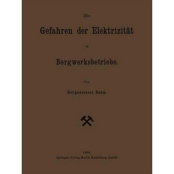 Die Gefahren Der ElektrizitÃ¤t Im Bergwerksbetriebe, (Paperback)