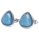 thumbnail image 2 of Aretes Mujer LuckyLy Cuarzo Rosa Amatista Cuarzo Azul Acero Inoxidable Modelo Aline Azul UNITALLA, 2 of 8
