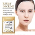 thumbnail image 3 of Collagen Face Mask Real Firming Deep Wrinkles Hydrating Overnight Facial Mask 5PCS, 3 of 4