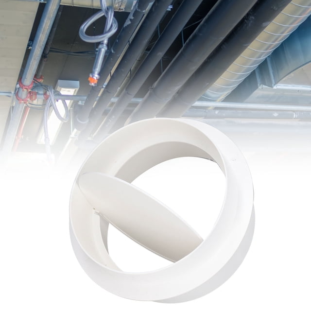 Bloqueador De Flujo De Aire, Fácil Instalación, Conmutación Automática, Amortiguador De Contracorriente ABS, Amplia Aplicación Para Ventilador De Escape