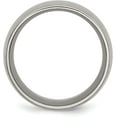 thumbnail image 3 of Chisel Titanium Brushed 12.2mm Half Round Band - Ring Size 11.5, 3 of 8