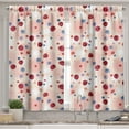 thumbnail image 2 of Ambesonne Peach Valance & Curtain, Berries Food Abstract, 55"x30", Multicolor, 2 of 6