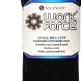 thumbnail image 3 of Work Force Mens Cotton Rich Socks (Pack of 2 Pairs), 3 of 4