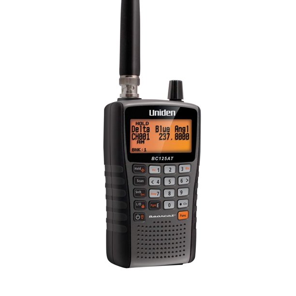 Uniden Bearcat BC125AT Handheld Scanner, 500AlphaTagged Channels
