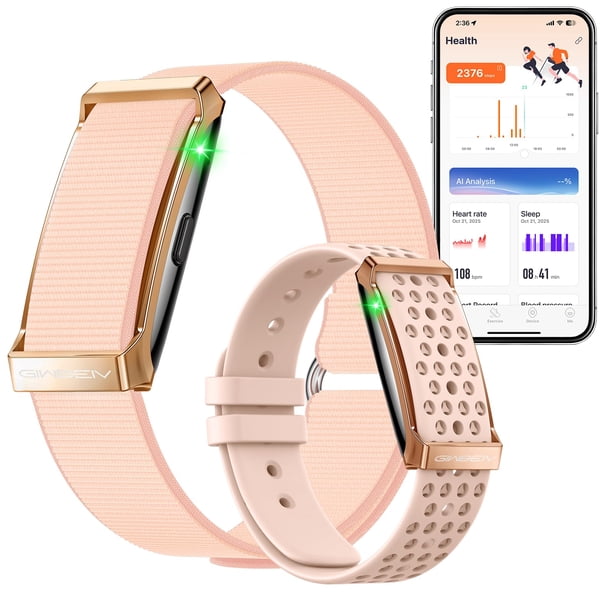 Pulsera Inteligente Giwbeiv 24/7 Rastreador de Actividad y Fitness Rosa