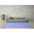 thumbnail image 3 of Ahgly Company Indoor Rectangle Persian Blue Traditional Area Rugs, 3' x 5', 3 of 4