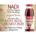 thumbnail image 2 of NADI - Wild Rosehip + Grape Juice - USDA Organic, Rich in Vitamin C & Antioxidants, NO added Sugar, Non GMO, Vegan, & Gluten Free (8.5 oz, 12 Pack), 2 of 7