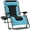 Light Blue/Black, variant on Best Choice Products Oversized Padded Zero Gravity Chair, Folding Outdoor Patio Recliner w/ Side Tray - Pink/Taupe