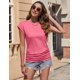 thumbnail image 4 of Camisetas Zeagoo ajustadas para mujer, trajes de verano, paquete de 3 unidades, 2025, 4 of 6