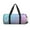 Fantasy Gradient, variant on Xecao Farm Goose print Round Travel Duffel Bag is a foldable gym bag with an inner pocket, perfect for travel sports