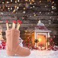 thumbnail image 5 of JilgTeok 2 Packs Cowboy Boots Match Holder with Striker Home Ceramic Boots Decor Beautiful Small Cute Decor for Bathroom Bedroom Kitchen, 5 of 8