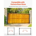 thumbnail image 5 of VEVOR Gate Building Kit, Fits 36 to 60 in Wide Openings, Up from 6 to 7 ft High Fence, Adjustable Gate Building Kit, Anti Sag Full Gate Frame Kit with Latch Lock and Screws, for Wooden Fence, Iron, 5 of 9
