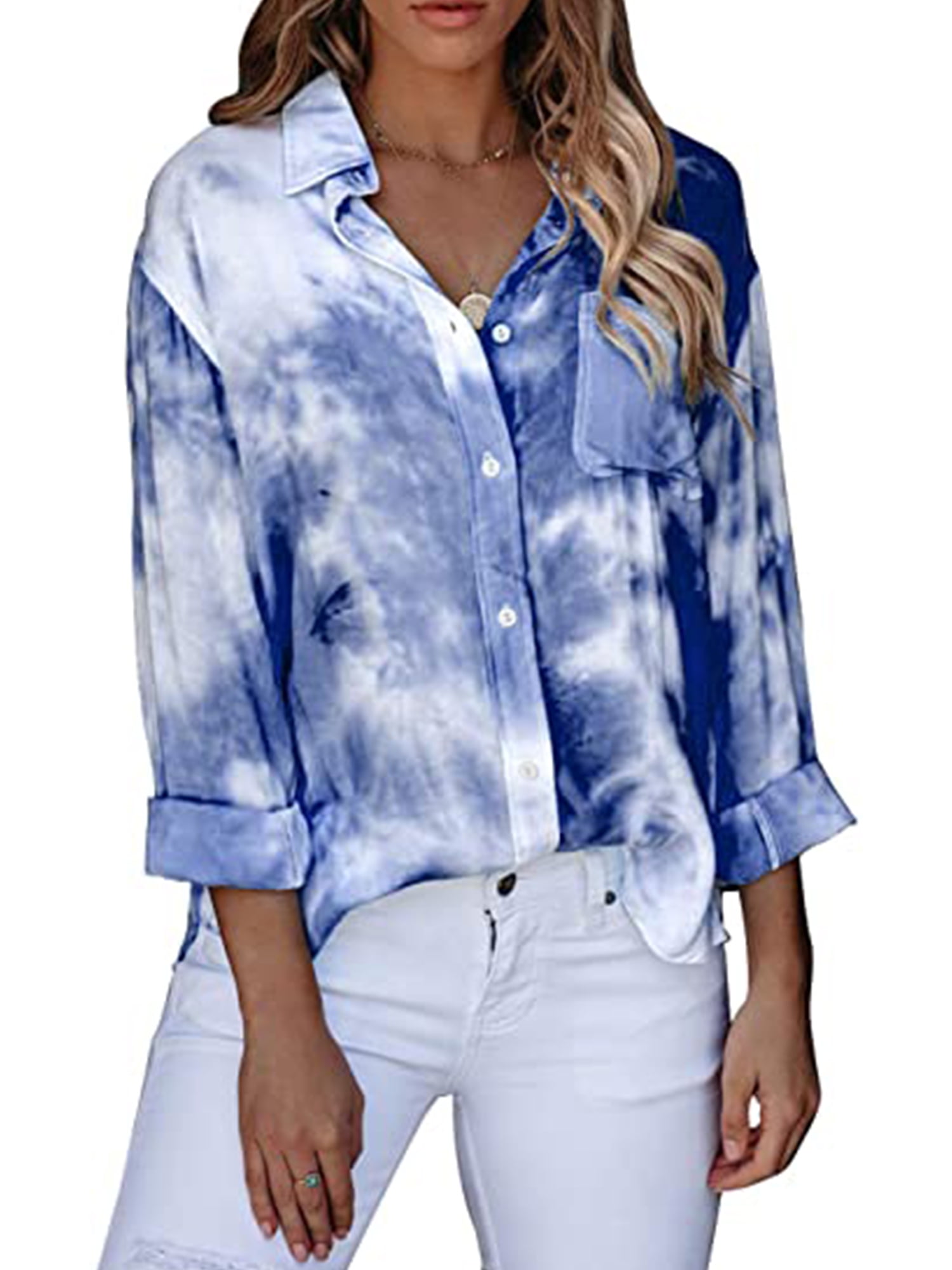 womens button up long sleeve shirts