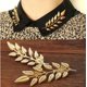 thumbnail image 5 of Broche unisex con diseño de hoja de árbol dorado para camisa de traje Zefei Wu 9024735067948, 5 of 5