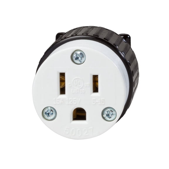 Southwire Cep Black/white 125V 15A 1 Phase Nema 5-15R Ug Connector