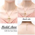 thumbnail image 3 of Cross Urn Cremation Jewelry Cross Urn Necklace for Ashes for Women Angel Wing Heart Urn Locket Pendant Memorial Keepsake Ashes Jewelry, 3 of 6