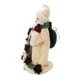 thumbnail image 2 of Department 56 Possible Dreams Old World Poinsettia Santa Claus Multicolor Christmas Figurine 10.5in H, 2 of 4