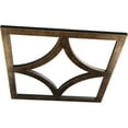 thumbnail image 2 of 34"OD x 21 3/4"ID x 1"P Statesman Architectural Grade PVC Pierced Ceiling Medallion, Antiqued Bronze, 2 of 10