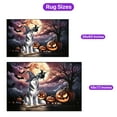 thumbnail image 5 of Spooky Halloween Night Witch Siberian Husky Glowing Pumpkins Indoor Rug Husky Dog Lover Gifts Carpet Living Bed Room Sofa Home Decor - 12015, 5 of 5