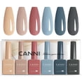 thumbnail image 1 of Set de esmaltes de uñas en gel CANNI, 6 colores, 9 ml, sin hemas, marrón nude, 1 of 6