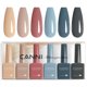 thumbnail image 1 of Set de esmaltes de uñas en gel CANNI, 6 colores, 9 ml, sin hemas, marrón nude, 1 of 6
