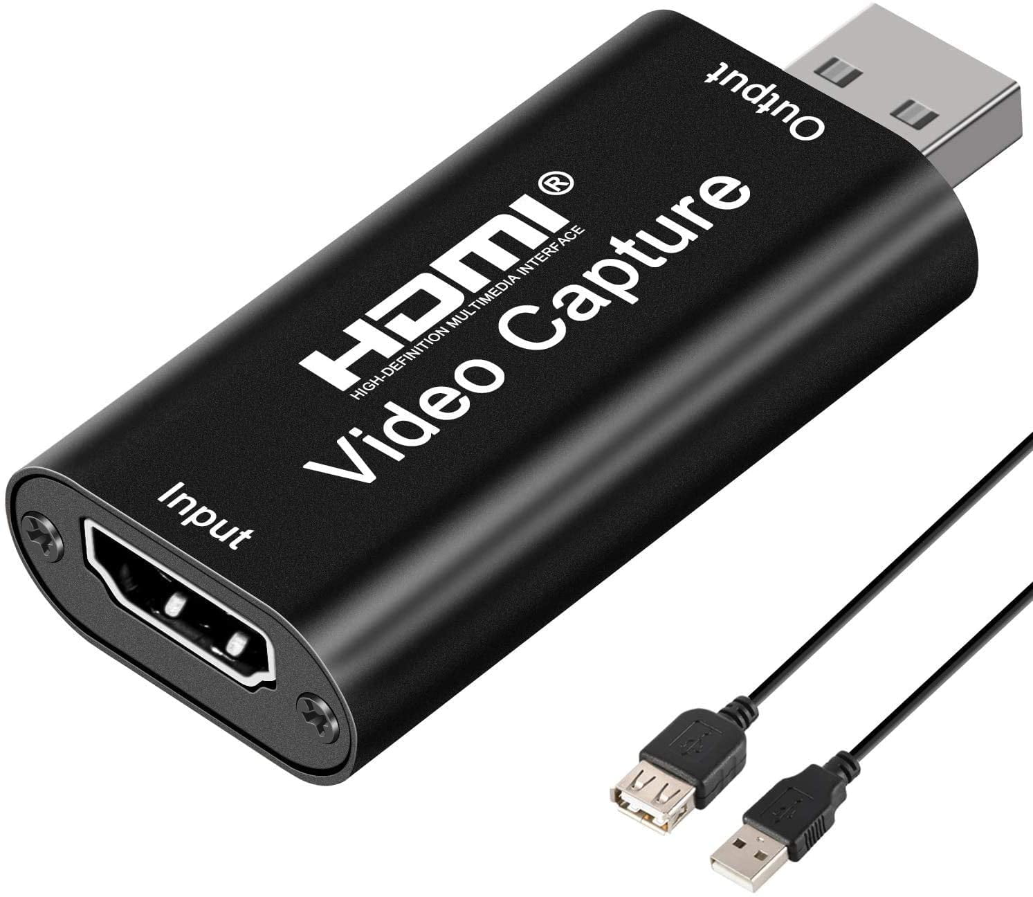 Barka Ave Hdmi Audio Video Capture Card Hd 1080p 60 Fps Recording Via Dslr Camcorder Action Cam Ps4 Xbox One 360 Wii U And Nintendo Switch Walmart Com