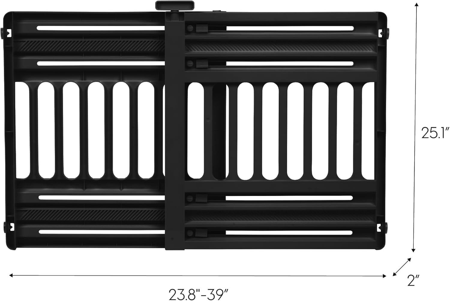 IRIS 24"-39" Dog Gate, Adjustable Indoor Pet Barrier, Pet Gate for Puppy, Small Dog, Cat