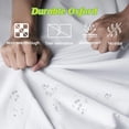 thumbnail image 4 of MISSLO Portable 70" Wedding Dress Garment Bag with Bride Tote Bag 8'' Gusseted Dress Bags, White, 4 of 7