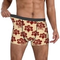thumbnail image 2 of Cauagu Thanksgiving Sketch Turkey Print Boxer Briefs for Men,Comfortable Breathable Men's Underwear Moisture Wicking Underpants -Medium, 2 of 8