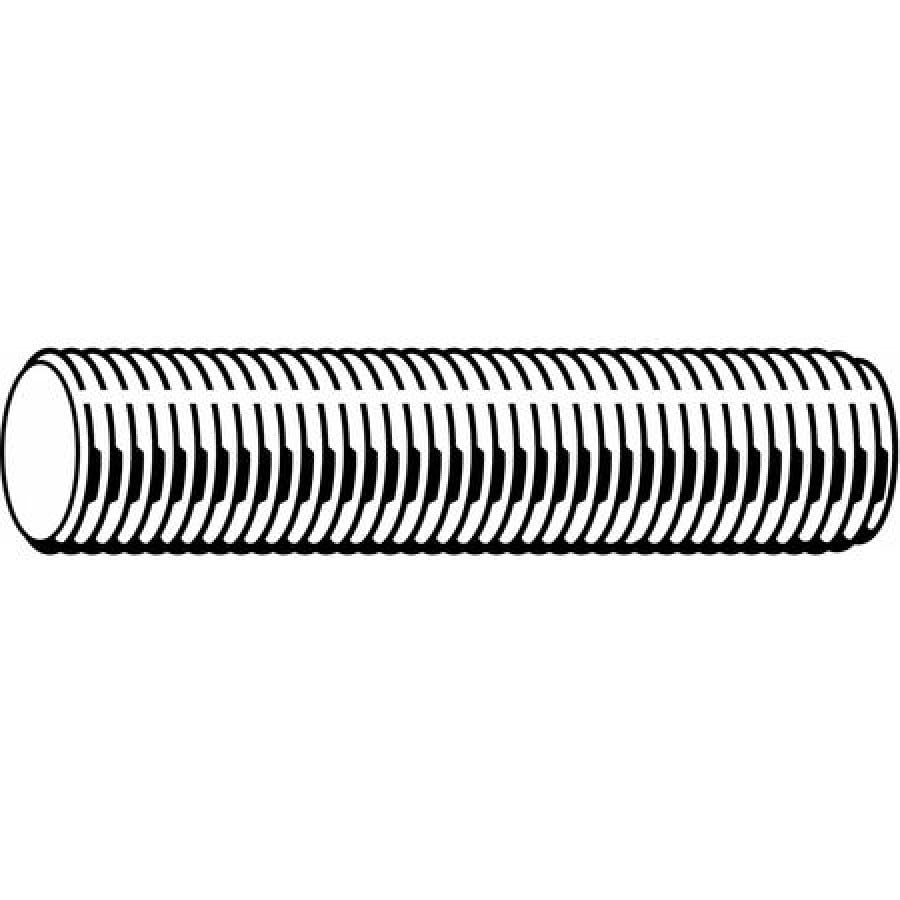 FABORY M55070.050.1000 M5-0.8 x 1 m Plain A4 Stainless Steel Threaded Rod 