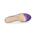 thumbnail image 4 of BLISSFUL STEP Sandales à Talons Aiguilles Transparentes pour Femmes à Bout Ouvert à Enfiler Violet Pâle 9, 4 of 7