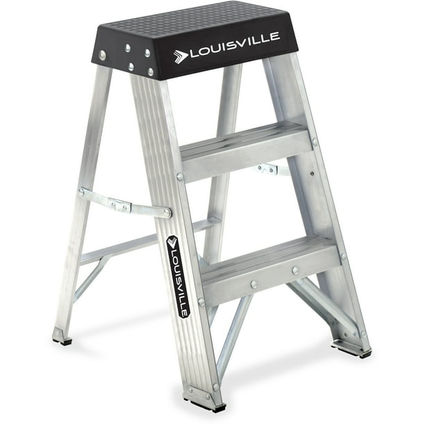 Louisville Ladder, 2-foot Aluminum Step Ladder, 300 Pound Rating, As3002 - Walmart.com