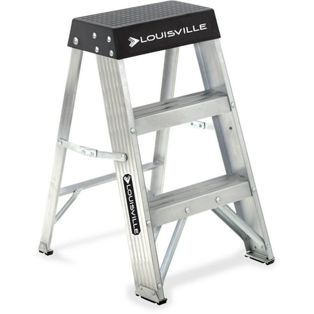 Louisville, DADAS3002, 2' Aluminum Step Ladder, 1 Each,