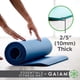 thumbnail image 2 of Tapete de yoga grueso Essentials para fitness y ejercicio con correa de transporte fácil de ceñir, verde azulado, 72 pulgadas de largo x 24 pulgadas de ancho x 2/5 pulgadas de grosor, 2 of 9