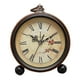 thumbnail image 1 of Reloj de mesa,Reloj de mesa de diseño retro silencioso sin tictac,Reloj de escritorio preciso y sencillo con números romanos,Reloj despertador pequeño de escritorio,decoración elegante para, 1 of 8