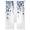Blue, variant on Blue Eucalyptus Leaves Sheer Curtains 84 Inch Length 2 Panels Set, Summer Botanical Watercolor Voile Window Treatment Rod Pocket Curtains Sheers Drapes for Bedroom/Living Room/Kitchen 52"x84"x2