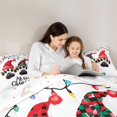 thumbnail image 5 of Feelyou Merry Christmas Kids 01, Xmas Buffalo Hats Twin Comforter Sets, Kawaii Pet Paw Reversible Bedding Set, Ultra Soft Home Decor,2 Pieces, 5 of 8