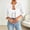 White, variant on Women 3/4 Sleeve Pleated Collarless Cropped Jacket Open Front Short Dressy Shrug Coat Casual Layering Jacket for Wedding Party Daily (White,XS)