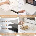 thumbnail image 5 of Steel Microwave Stand with Pull-Out Drawers & Shelves | Countertop Organizer for Compact Microwaves, Coffee Station & Kitchen Appliance Storage (White+Shelf), 5 of 5