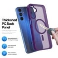 thumbnail image 6 of Galaxy A15 5G Case,Magnetic Phone Case with MagSafe for Samsung Galaxy A15 5G 6.5",Takfox [Frosted] Shockproof Case Matte Hard Plastic & Silicone Rubber Full Body Bumper Protection Cover,Purple, 6 of 9