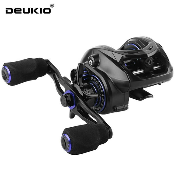 DEUKIO Baitcasting Reel Magnetic Braking System 6.3:1 Gear Ratio 5 1 Ball Bearings 8KG Max Drag Fishing Reel Saltwater