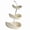 White, variant on ANXPTIME Portable 3 Compartment Cherries Theme Serving Plate For Kitchen And Parties