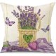 thumbnail image 5 of Juego de 4 fundas de cojín con mariposas de lavanda - 45 x 45 cm, 5 of 5
