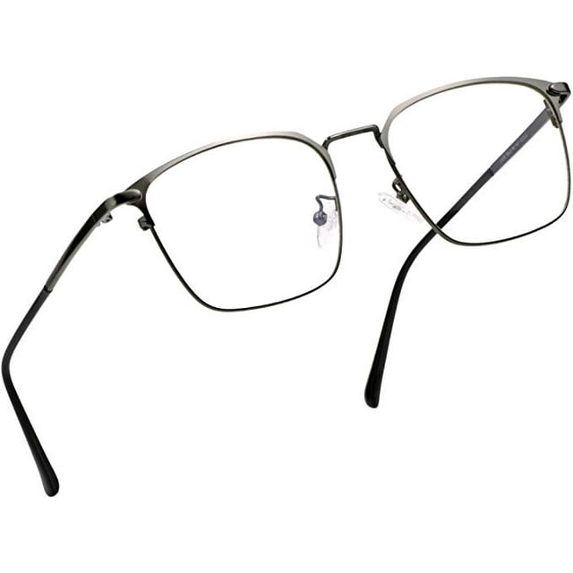 LifeArt Blue Light Blocking Computer Reading Glasses with Transparent Lens for Women/Men