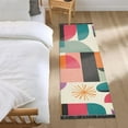thumbnail image 3 of Yayeee Runner Rug for Bedroom 2'x6' Machine Washable Hallway Non Slip Mat, Beige Abstract, 3 of 8