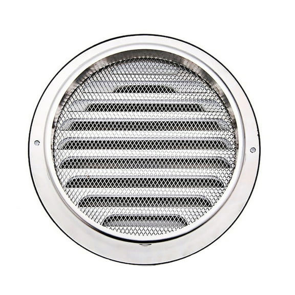 Vent Covers for Home Ceiling 304 Stainless Steel Bathroom Air Outlet Round Exterior Wall Japanese-style Grill