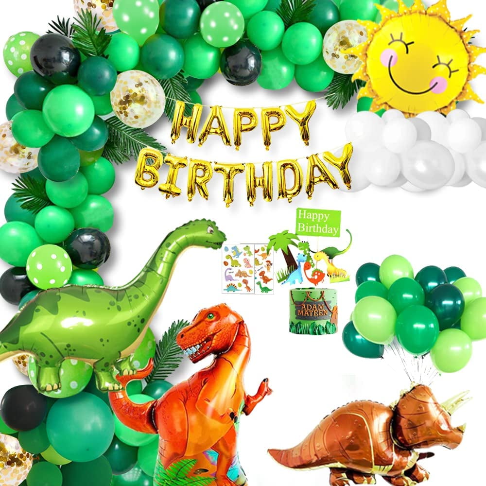Dinosaur Party Decorations Supplies Kit Dinosaur Birthday Party Supplies  For Kids Girls Boys Baby Shower Celebration Set A 