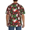 thumbnail image 3 of Xecao Merry Christmas1 Men's Casual Short-sleeved Shirt, a button-up collared shirt with a pocket-XX-Large, 3 of 5