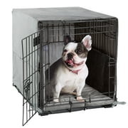 Pet Dreams 3 Piece Set - Eco Friendly Dog Bedding for Crate! Non Toxic Crate Cover, Crate Pad and Dog Crate Bumper for Single Door Wire Dog Kennel, Good for Car Travel Graphite Grey, X Large 42 Inch