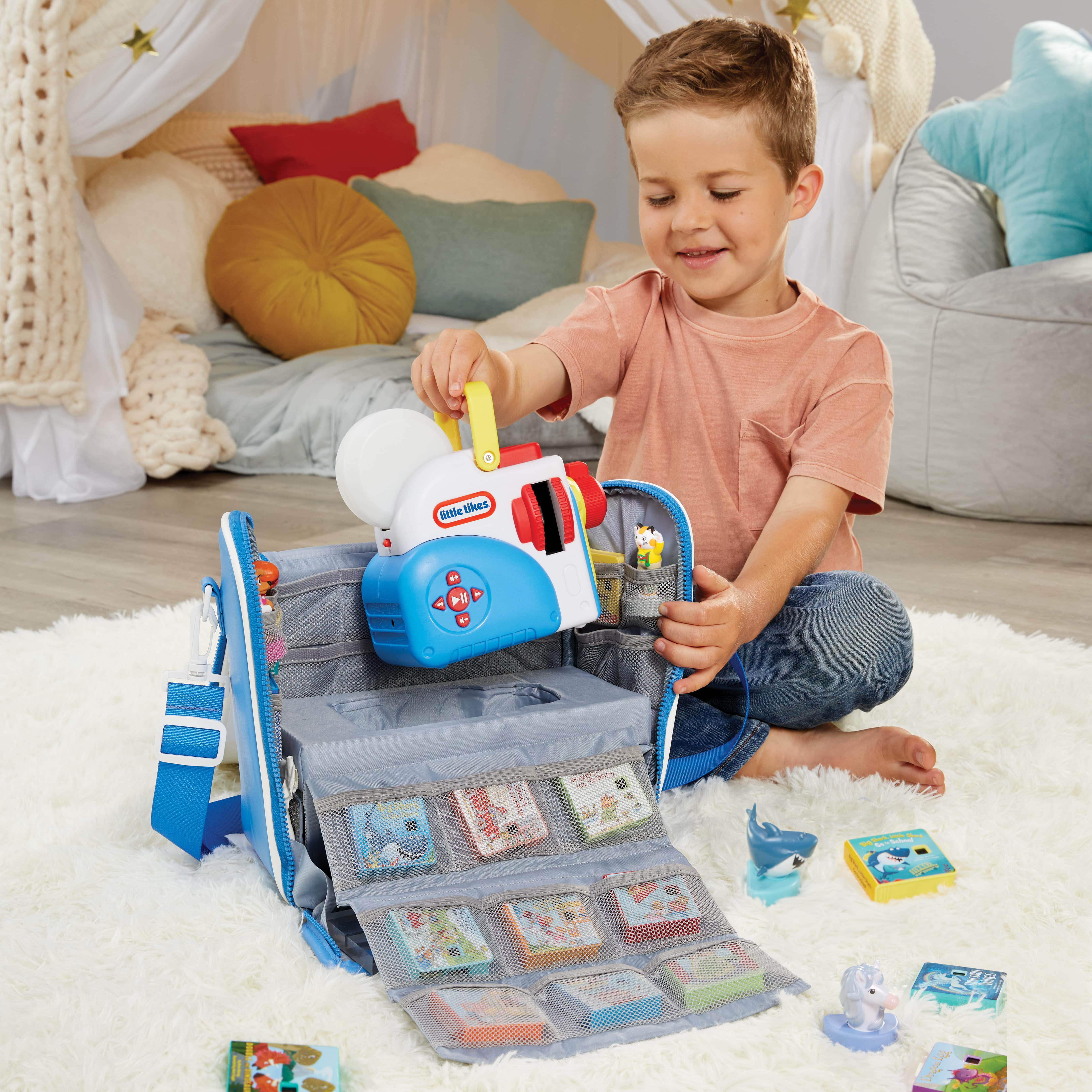 Little Tikes Story Dream Machine Storytime Travel Carrying Case, Stores Audio Books, Ages 3+ Years